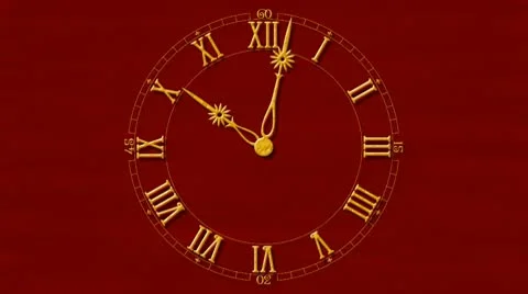 Clock Stock Footage 8995598