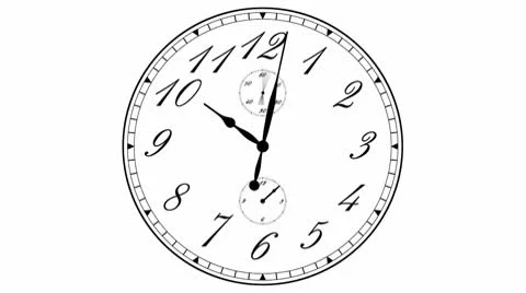 Clock Stock Footage 8998716