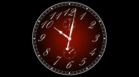 Clock Stock Footage 8998972