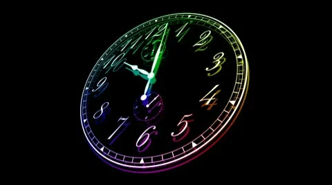 Clock Stock Footage 8999053