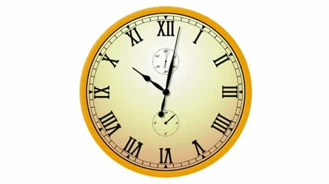 Clock Stock Footage 8999195
