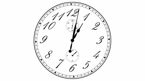 Clock Stock Footage 9052743
