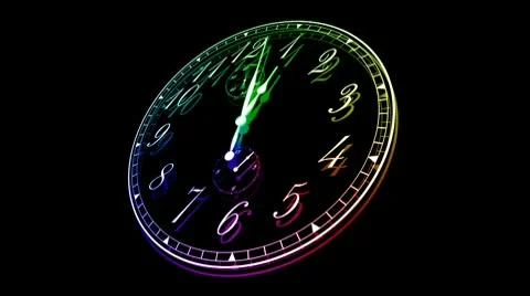Clock Stock Footage 9060932