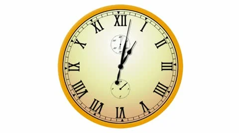 Clock Stock Footage 9063377