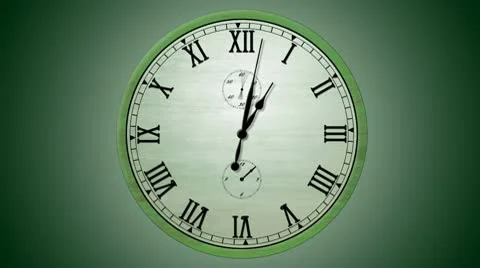 Clock Stock Footage 9065276