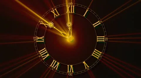 Clock Stock Footage 9203031