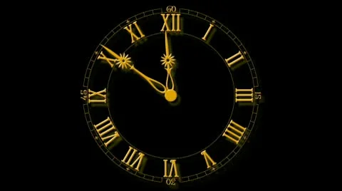Clock Stock Footage 9204272