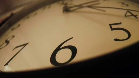 Clock Stock Footage 76810130