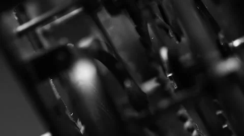 Clock Gear system Video stock 51061515