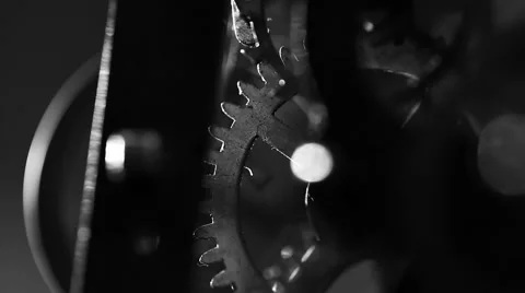 Clock Gear system Stock Footage 51061526
