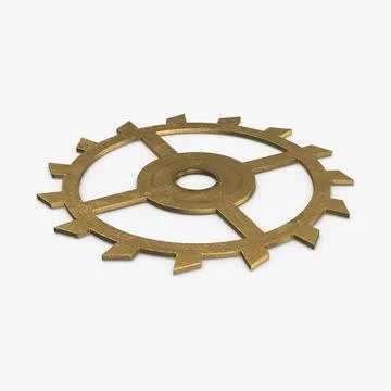 Clock Gears 02 - Gear v1 3D Model