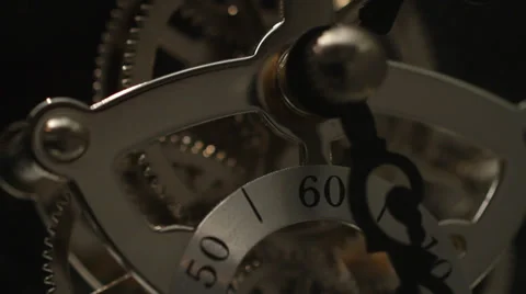 Clock, gears, Clockworks, close up Stock Footage 33732475