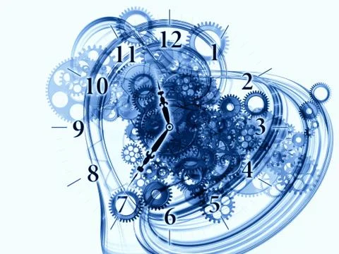 Clock gears Stock Illustration