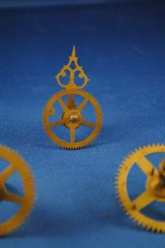 Clock Gears Foto stock
