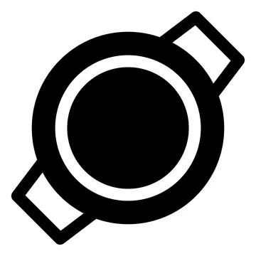 Clock glyph icon vector illustration isolated on white background Stock Illustration