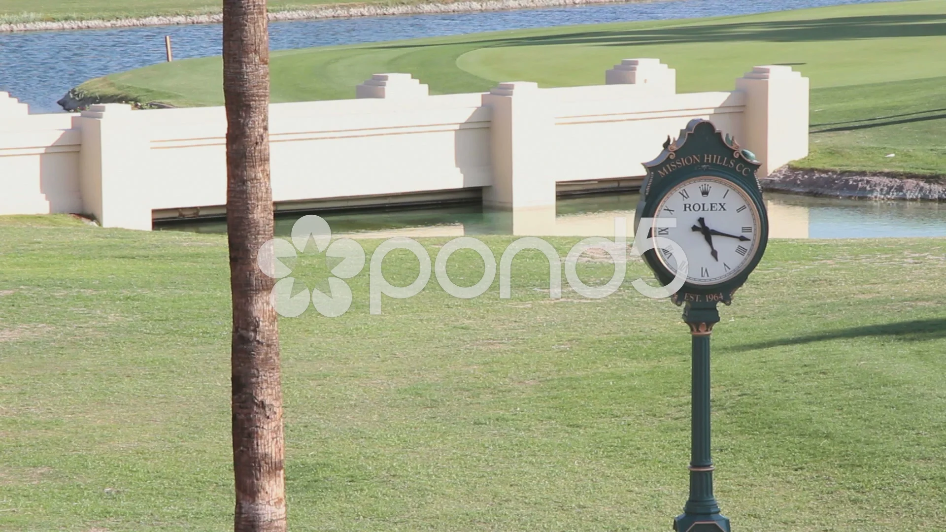 Rolex golf course on sale clock