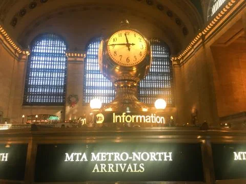 Clock At Grand Central Stock Photos
