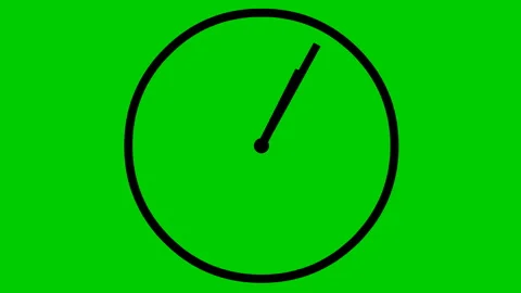 Clock green Video stock 158089971
