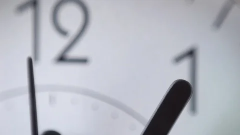 Clock hands macro focus Vídeo Stock 87546034