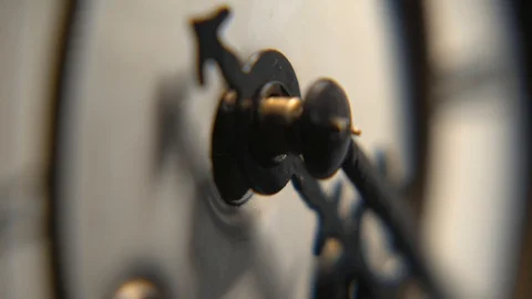 Clock hands in motion Stock Footage 100072032