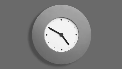 Clock hands moving fast over a 24-hour period. Stock Footage 336813792