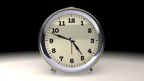 Clock hands moving Stock Footage 83434094