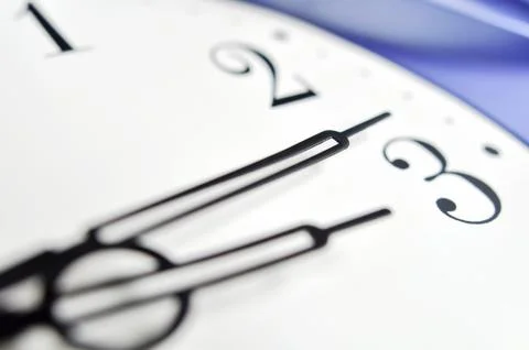 Clock hands Stock Photos