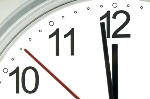 Clock hands Stock Photos