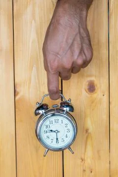 Clock hands Stock Photos