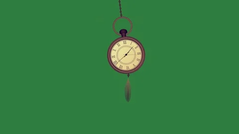 A clock hanging from the ceiling Stock Footage 337035318