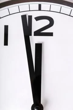 Clock in house Stock Photos
