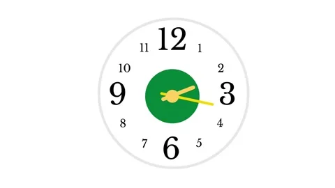 Clock icon 11 Stock Footage 273587372