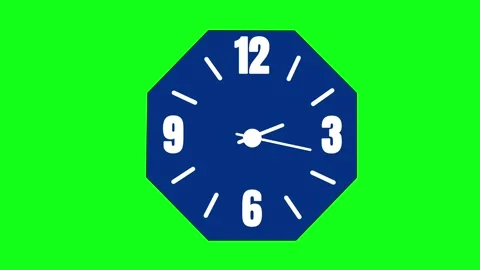 Clock icon 15 Stock Footage 273587420