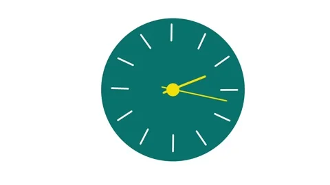 Clock icon 16 Stock Footage 273587421