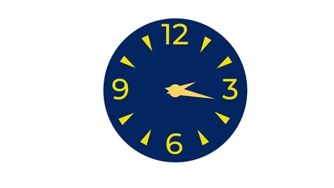 Clock icon 17 Stock Footage 273587425