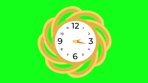 Clock icon 18 Stock Footage 273587468
