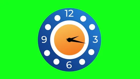Clock icon 22 Stock Footage 273587506
