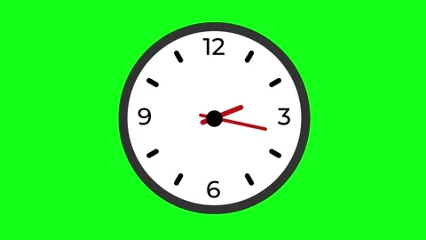 Clock icon 3 Stock Footage 273587317