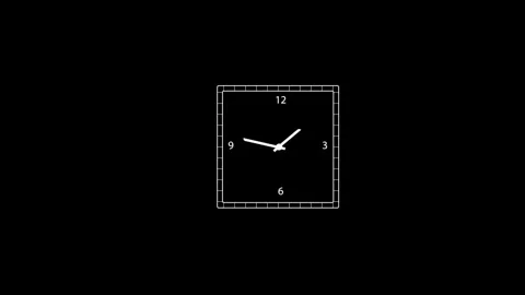 Clock icon. 4k Animation Stock Footage 306029500
