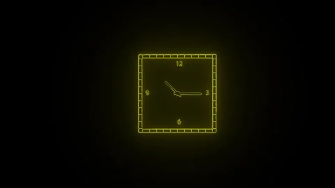 Clock icon. 4k Animation Stock Footage 306029537