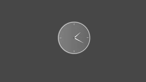 Clock icon. 4k Animation Stock Footage 306029606