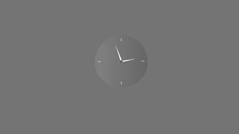 Clock icon. 4k Animation Stock Footage 306029609