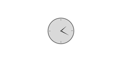 Clock icon. 4k Animation Stock Footage 306029615
