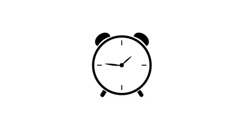 Clock icon. 4k Animation Stock Footage 306029619