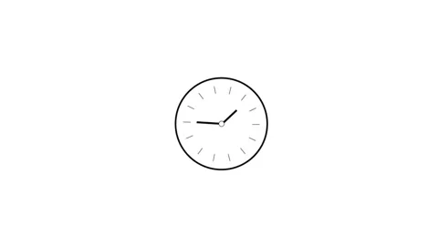Clock icon. 4k Animation Stock Footage 306029637