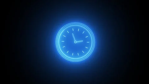 Clock icon. 4k Animation Stock Footage 306029661