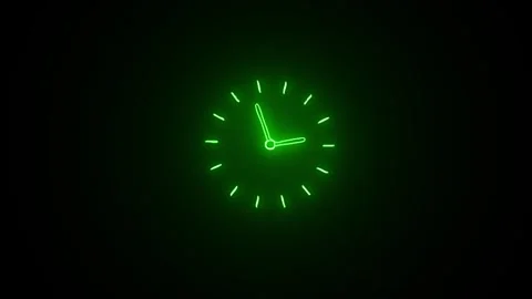 Clock icon. 4k Animation Stock Footage 306029671