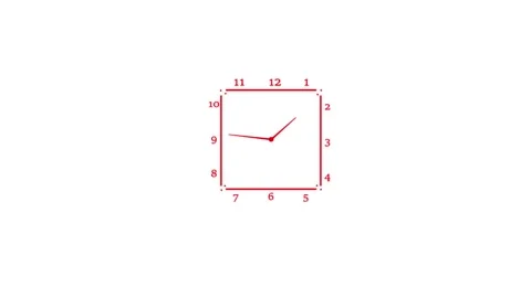 Clock icon. 4k Animation Stock Footage 306029685