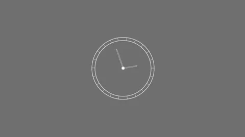 Clock icon. 4k Animation Stock Footage 306029884