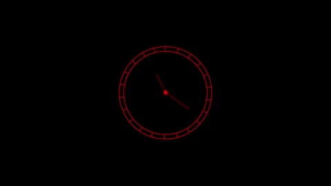 Clock icon. 4k Animation Stock Footage 306029885